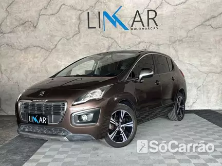 Peugeot 3008 GRIFFE 1.6 TB 16V TIP na cor Marrom em Curitiba / PR - 6505462