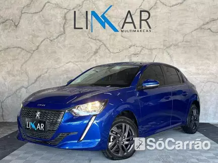 Peugeot 208 ACTIVE 1.6 16V AT6 na cor Azul em Curitiba / PR - 6736639
