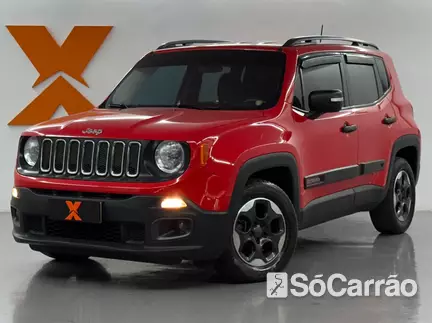 JEEP RENEGADE 1.8 SPORT na cor Vermelha em Curitiba / PR - 6785106