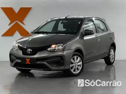 Toyota ETIOS HATCH X PLUS 1.5 16V AT na cor Cinza em Curitiba / PR - 6789501