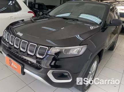 JEEP COMPASS LIMITED AWD 2.0 TD350 AT9 na cor Preta no Porto Alegre / RS - 6738092