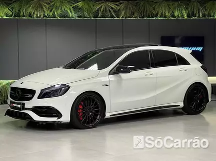 Mercedes A 45 AMG 2.0 16V TURBO 4MATIC na cor Branca em Curitiba / PR - 6723756