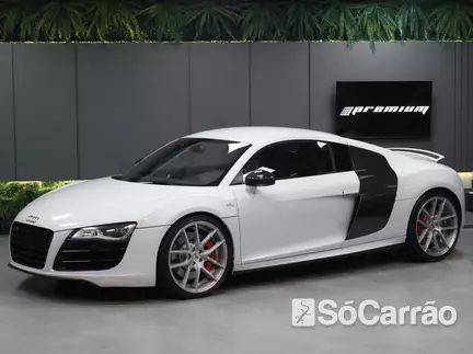 Audi R8 5.2 V10 FSI QUATTRO na cor Branca em Curitiba / PR - 6723774