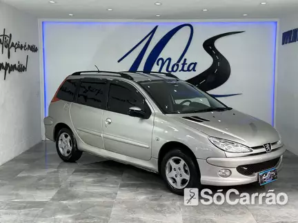 Peugeot 206 SW FELINE 1.6 16V TIP na cor Prata em Curitiba / PR - 6646776