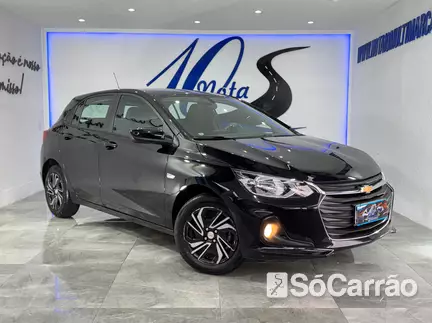 Chevrolet ONIX LT 1.0 12V MT6 na cor Preta em Curitiba / PR - 6776972