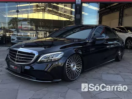 Mercedes C 180 EXCLUSIVE 1.6 TB na cor Preta no Porto Alegre / RS - 6925758