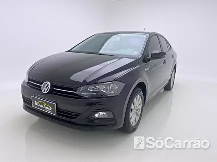 Volkswagen VIRTUS COMFORTLINE 200 1.0 TSI AT na cor Preta em Curitiba / PR - 6454113