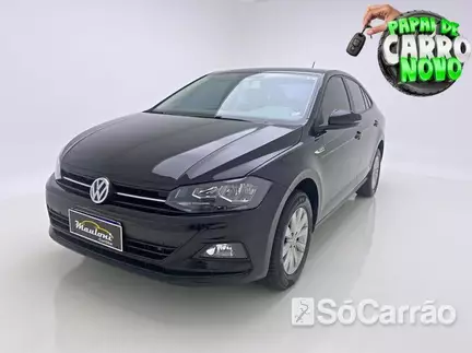 Volkswagen VIRTUS COMFORTLINE 200 1.0 TSI AT na cor Preta em Curitiba / PR - 6454113