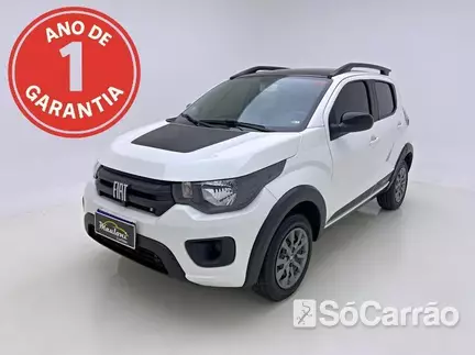 Fiat MOBI TREKKING 1.0 8V na cor Branca em Curitiba / PR - 6697571