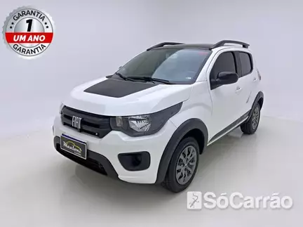 Fiat MOBI TREKKING 1.0 8V na cor Branca em Curitiba / PR - 6697571