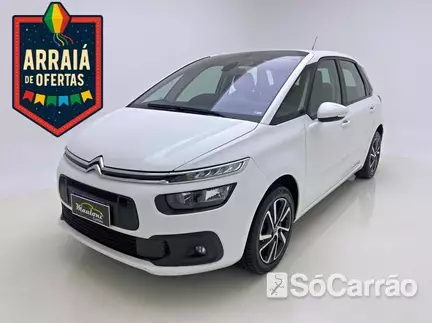 Citroen C4 PICASSO SEDUCTION 1.6 16V THP AT na cor Branca em Curitiba / PR - 6700476