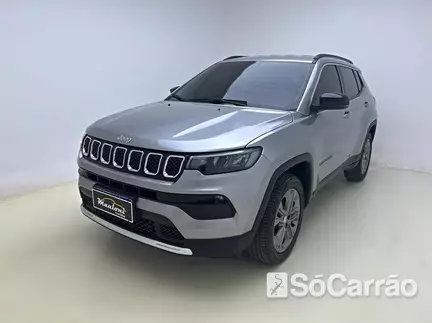 JEEP COMPASS LONGITUDE 4X2 1.3 T270 TB AT6 na cor Prata em Curitiba / PR - 6857854