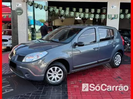 Renault SANDERO AUTHENTIQUE 1.0 16V HIFLEX na cor Cinza em Maringá / PR - 6881822