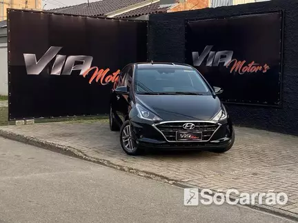 Hyundai HB20 DIAMOND 1.0 TGDI 12V AT6 na cor Preta em São José dos Pinhais / PR - 6146199