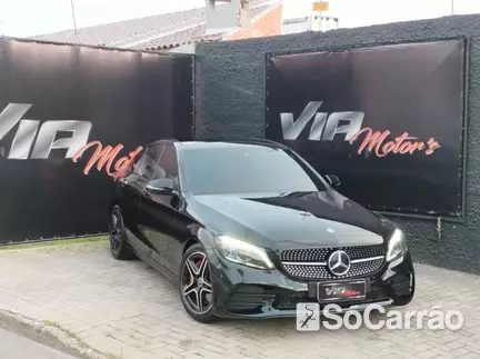 Mercedes C 300 SPORT 2.0 TB na cor Preta em São José dos Pinhais / PR - 6794622
