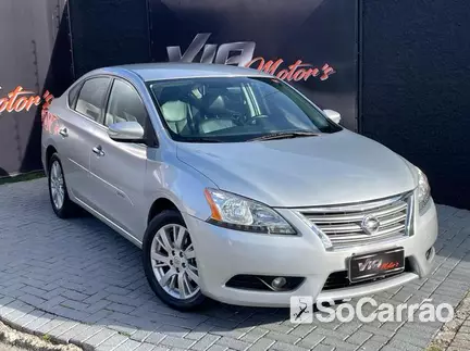 Nissan SENTRA SL 2.0 16V CVT na cor Prata em São José dos Pinhais / PR - 6928390