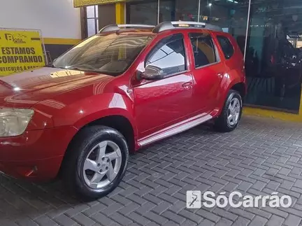Renault DUSTER DYNAMIQUE 1.6 16V HIFLEX na cor Vermelha em Curitiba / PR - 6783679