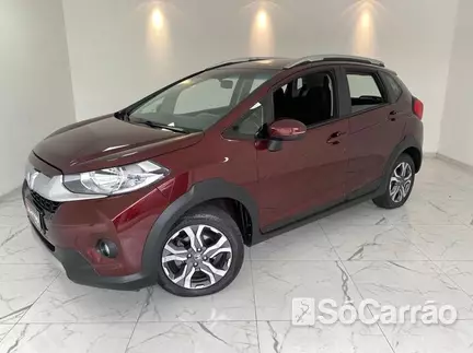 Honda WR-V EXL 1.5 16V CVT FLEXONE na cor Vermelha em Curitiba / PR - 6763093