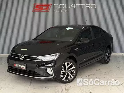 Volkswagen VIRTUS HIGHLINE 200 1.0 TSI AT na cor Preta em Curitiba / PR - 6848148