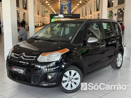Citroen C3 PICASSO EXCLUSIVE 1.6 16V FLEXSTART na cor Preta em Curitiba / PR - 6931501