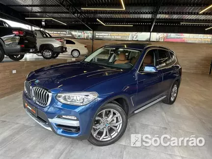 BMW X3 4X4 2.5 SI na cor Azul em São José dos Pinhais / PR - 6836344
