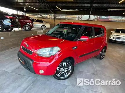 KIA NEW SOUL EX 1.6 16V AT6 na cor Vermelha em São José dos Pinhais / PR - 6917792