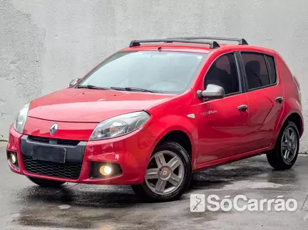 Renault SANDERO AUTHENTIQUE 1.0 12V SCE na cor Vermelha em Curitiba / PR - 6757226