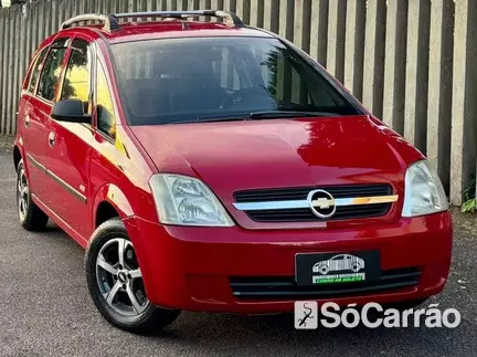 Chevrolet MERIVA JOY 1.8 8V FLEXPOWER na cor Vermelha em Curitiba / PR - 6929410