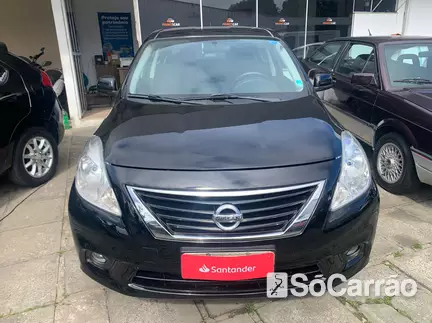 Nissan VERSA S 1.6 16V FLEXFUEL na cor Preta em Curitiba / PR - 6834422