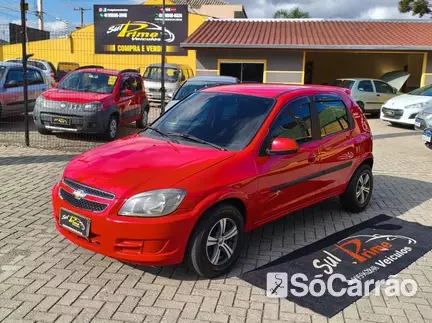 Chevrolet CELTA 1.0 VHC 8V na cor Vermelha em Curitiba / PR - 6886356