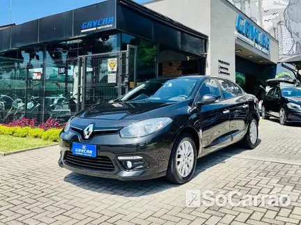 Renault FLUENCE DYNAMIQUE PLUS 2.0 16V CVT HIFLEX na cor Preta em Curitiba / PR - 6555324
