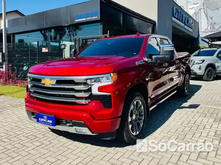 Chevrolet SILVERADO HIGH COUNTRY 4X4 5.3 V8 AT10 na cor Vermelha em Curitiba / PR - 6778971