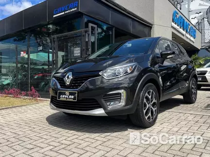 Renault CAPTUR INTENSE 1.6 16V SCE CVT X-TRONIC na cor Preta em Curitiba / PR - 6934234