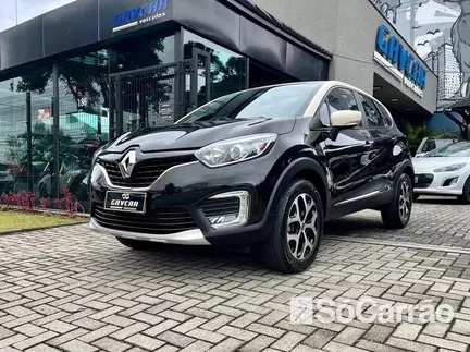 Renault CAPTUR INTENSE 1.6 16V SCE CVT X-TRONIC na cor Preta em Curitiba / PR - 6945295