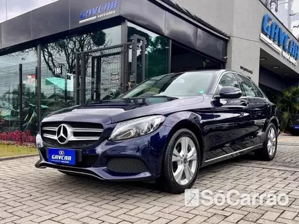 Mercedes C 180 AVANTGARDE 1.6 TB FF na cor Azul em Curitiba / PR - 6959679
