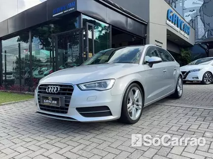 Audi A3 SPORTBACK 1.4 16V TFSI S TRONIC na cor Prata em Curitiba / PR - 6981408