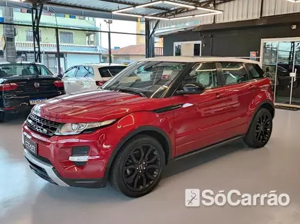 Land Rover RANGE ROVER EVOQUE DYNAMIC(TETO-PAN.) 2.0 TB-SI4 na cor Vermelha em Curitiba / PR - 6135254