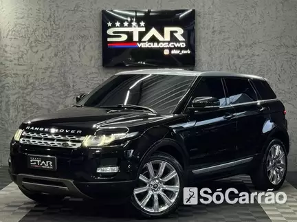 Land Rover RANGE ROVER EVOQUE PRESTIGE(TETO-PAN.) 2.0 TB-SI4 na cor Preta em Curitiba / PR - 6744621