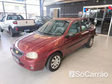 Chevrolet CLASSIC 1.0 VHC-E 8V FLEXPOWER na cor Vermelha em Curitiba / PR - 6833646