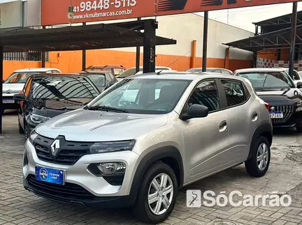 Renault KWID ZEN 1.0 12V na cor Prata em Curitiba / PR - 6855449
