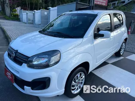 Fiat UNO DRIVE 1.0 6V na cor Branca em Joinville / SC - 6734818