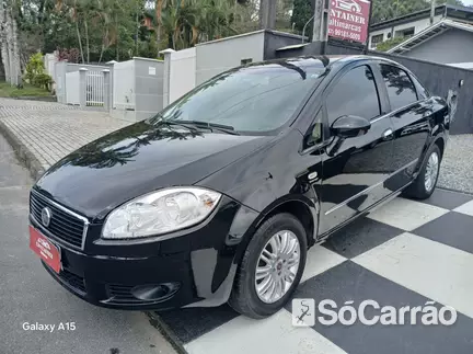 Fiat LINEA HLX 1.9 16V DUAL na cor Preta em Joinville / SC - 6900427