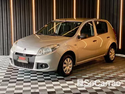Renault SANDERO AUTHENTIQUE 1.0 12V SCE na cor Prata em Curitiba / PR - 6905874