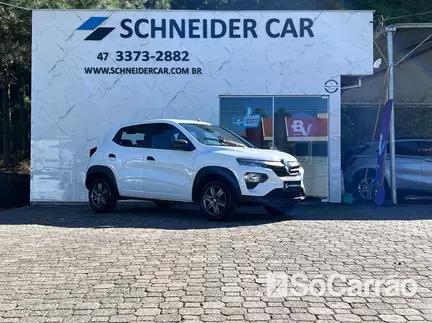 Renault KWID ZEN 1.0 12V na cor Branca em Guaramirim / SC - 6624494