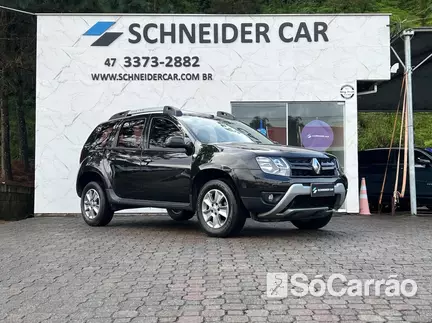 Renault DUSTER DYNAMIQUE 1.6 16V SCE CVT X-TRONIC na cor Preta em Guaramirim / SC - 6717466