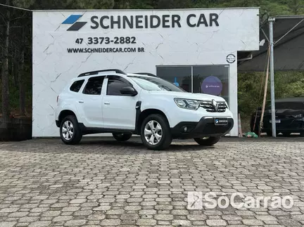Renault DUSTER ZEN 1.6 16V SCE MT6 na cor Branca em Guaramirim / SC - 6927465