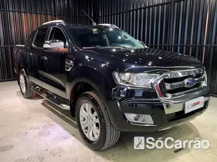 Ford RANGER CD LIMITED 4X4 3.2 20V TDCI AT na cor Preta em Curitiba / PR - 6760214