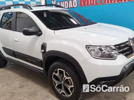 Renault DUSTER ICONIC 1.3 16V TCE CVT X-TRONIC na cor Branca no Porto Alegre / RS - 6655259
