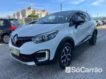Renault CAPTUR INTENSE 1.6 16V SCE CVT X-TRONIC na cor Branca em Criciúma / SC - 6612490