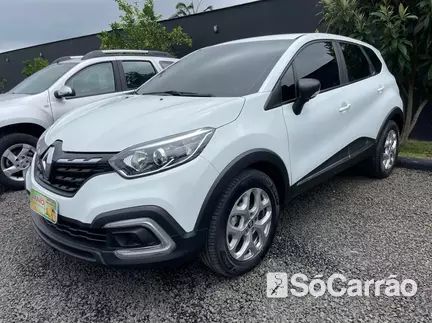 Renault CAPTUR ZEN 1.3 16V TCE CVT X-TRONIC na cor Branca em Criciúma / SC - 6681301